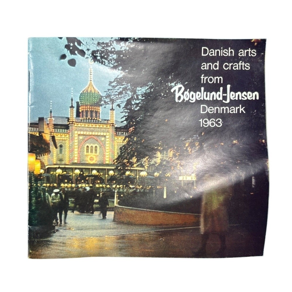 Mid-Century Bogelund Jensen 1963 Arts & Crafts Catalog Danish Goods Denmark